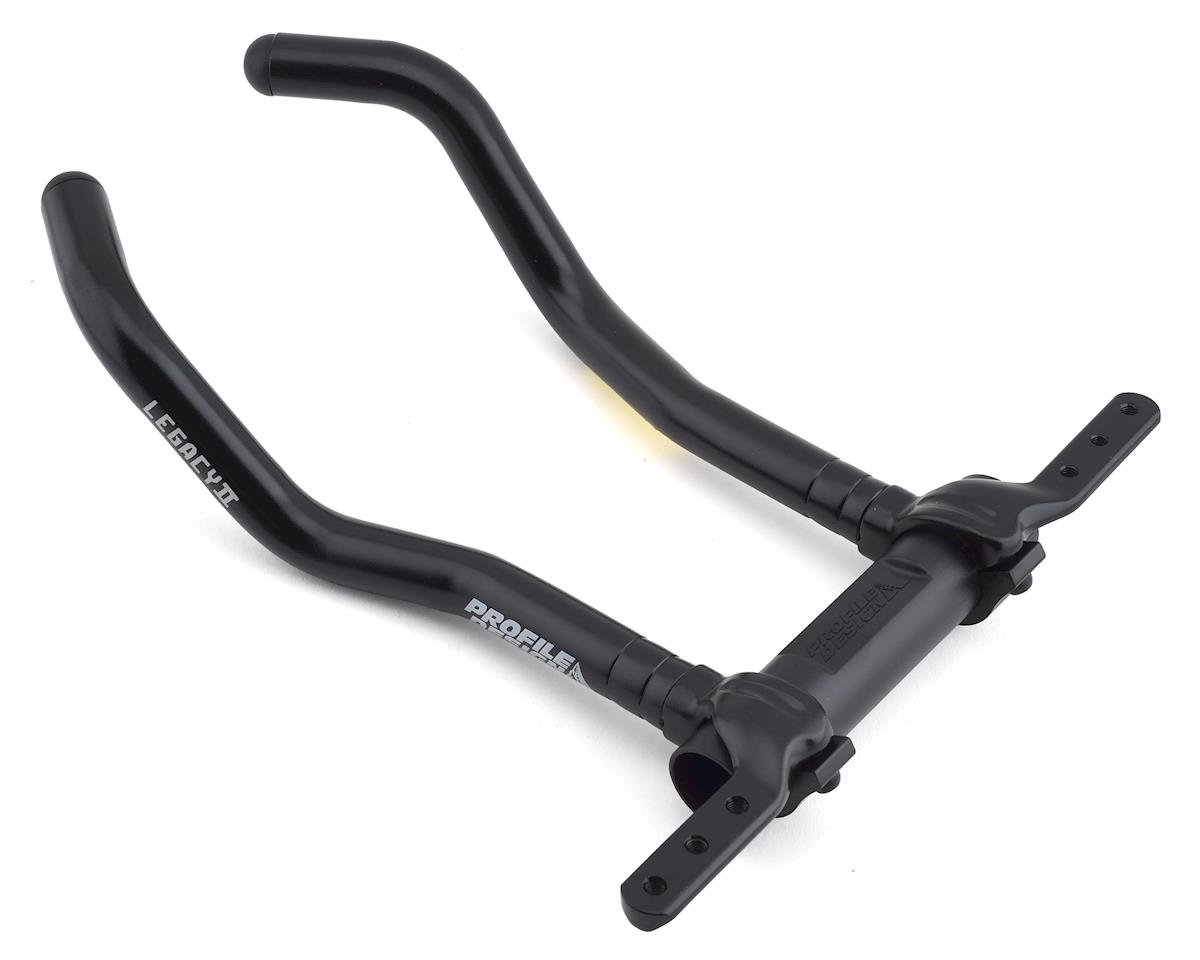 Profile Design Legacy II Aluminum Aerobar (Black) (w/ ZB Bracket & Venturi Armrest)