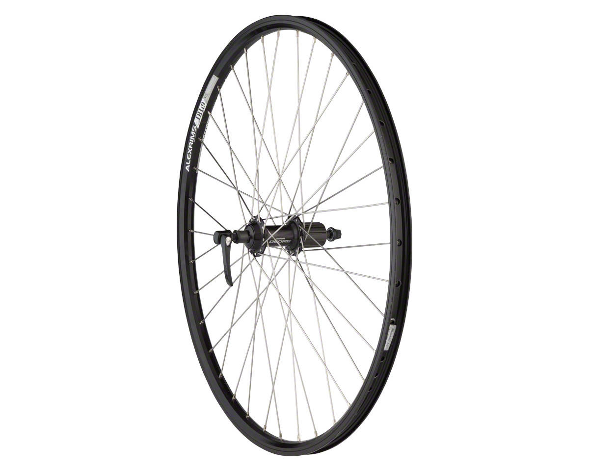 Quality Wheels Deore/DH19 Mountain Rear Wheel (Black) (Shimano HG) (QR x 135mm) (26")