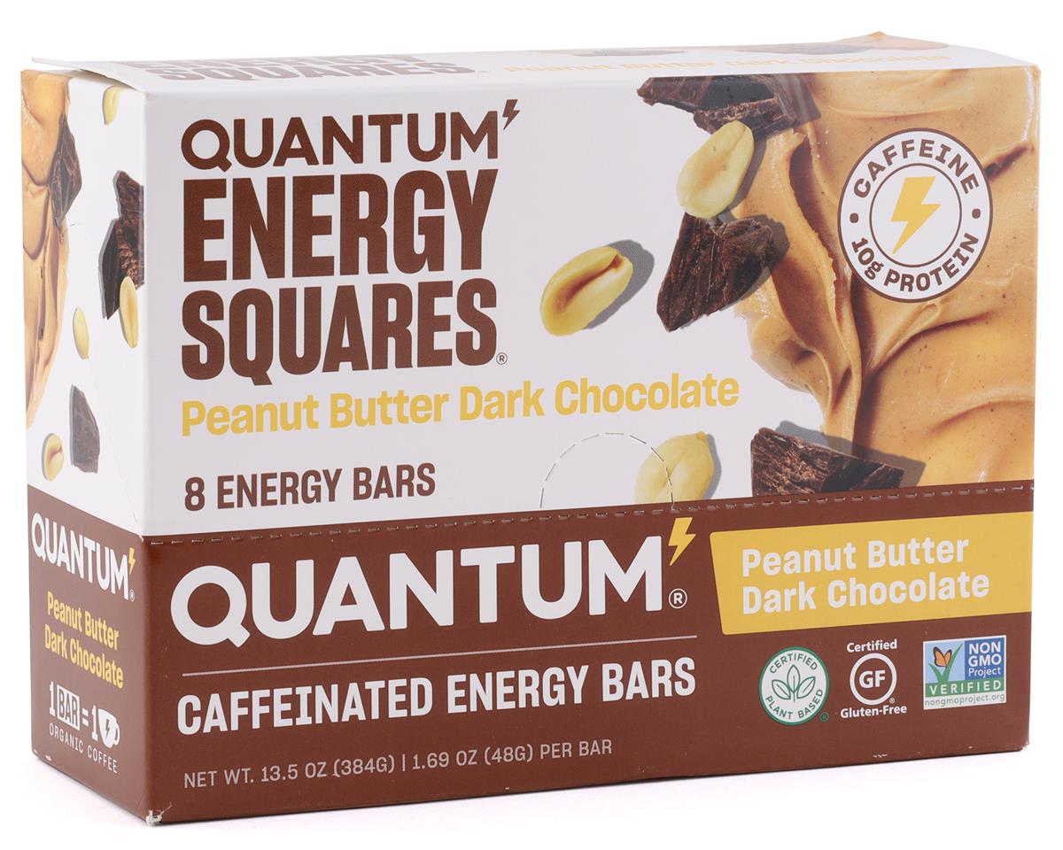 Quantum Energy Squares (Peanut Butter Dark Chocolate) (8 | 1.69oz Packets) (100mg Caffe... - CAD06PB