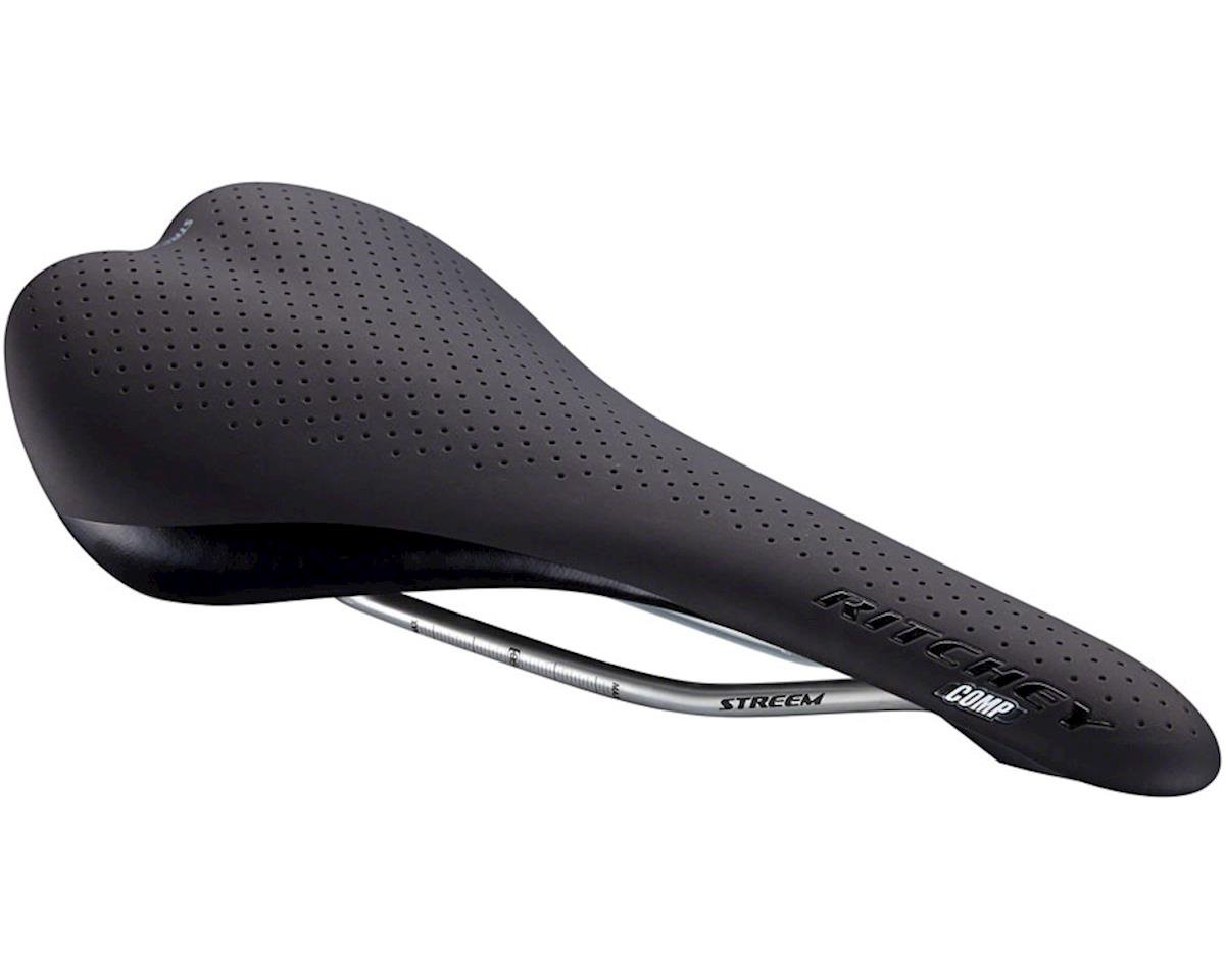 Ritchey Comp Streem Saddle (Black) (Steel Rails) (132mm)