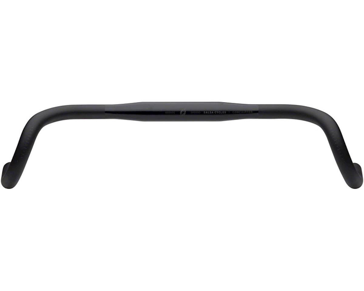 Salsa Cowchipper Deluxe Drop Handlebar (Black) (31.8mm) (52cm) (24deg Flare)