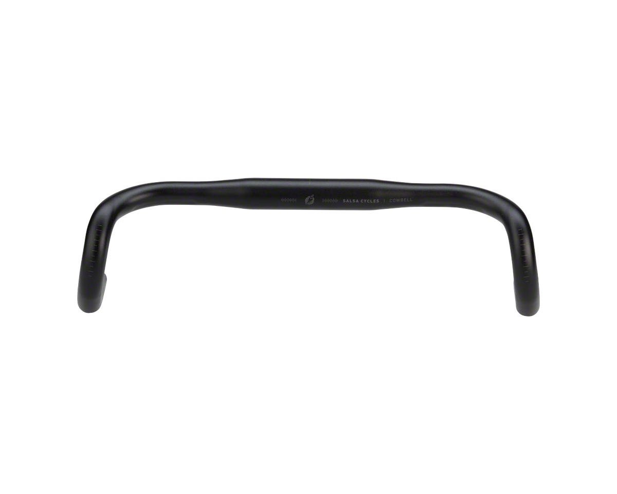 Salsa Cowbell Drop Handlebar (Black) (31.8mm) (40cm) (24deg Flare)