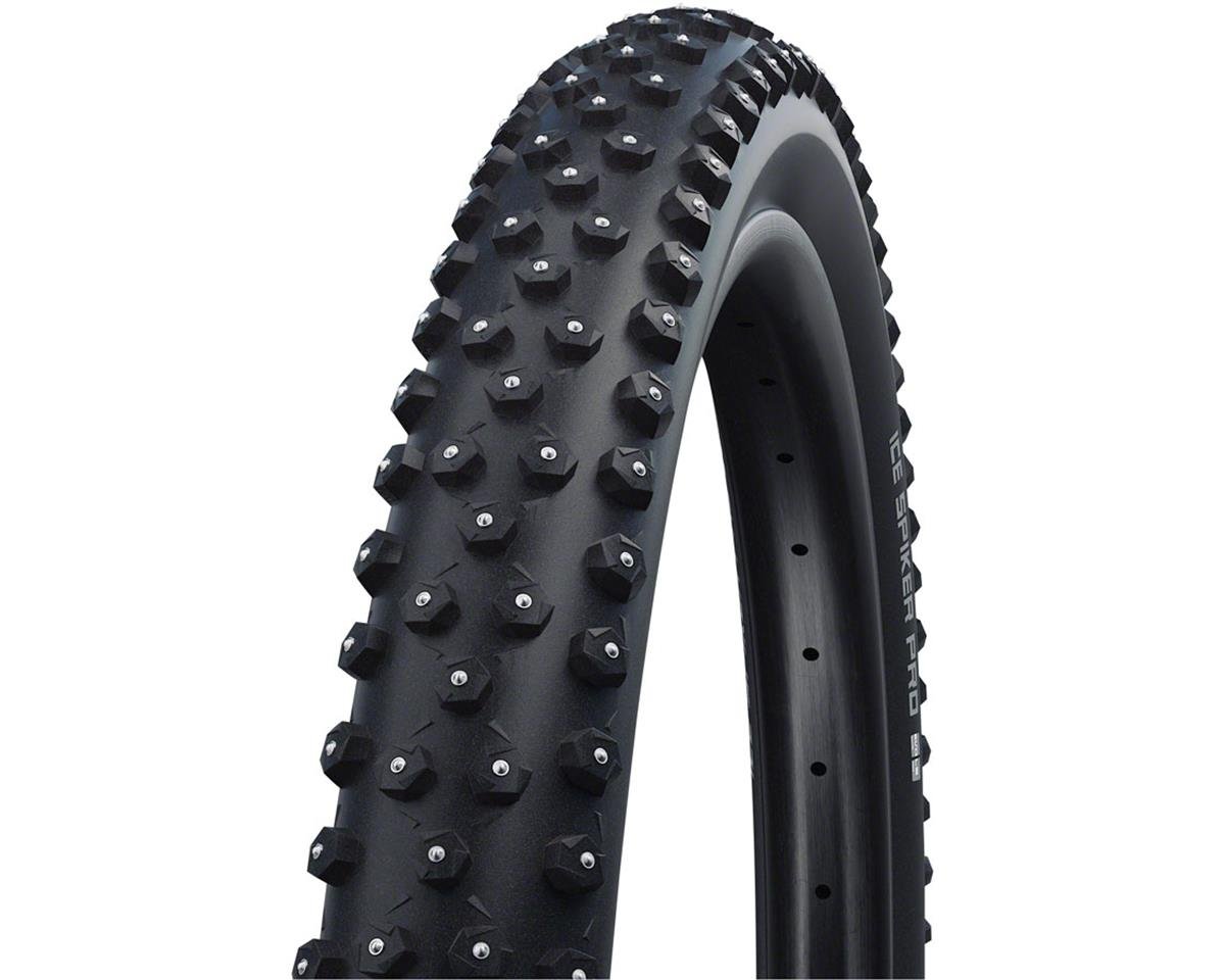 27.5" Bike Tyre Clincher Schwalbe Ice Spiker Pro Winter Folding 27.5X2.6" Black 