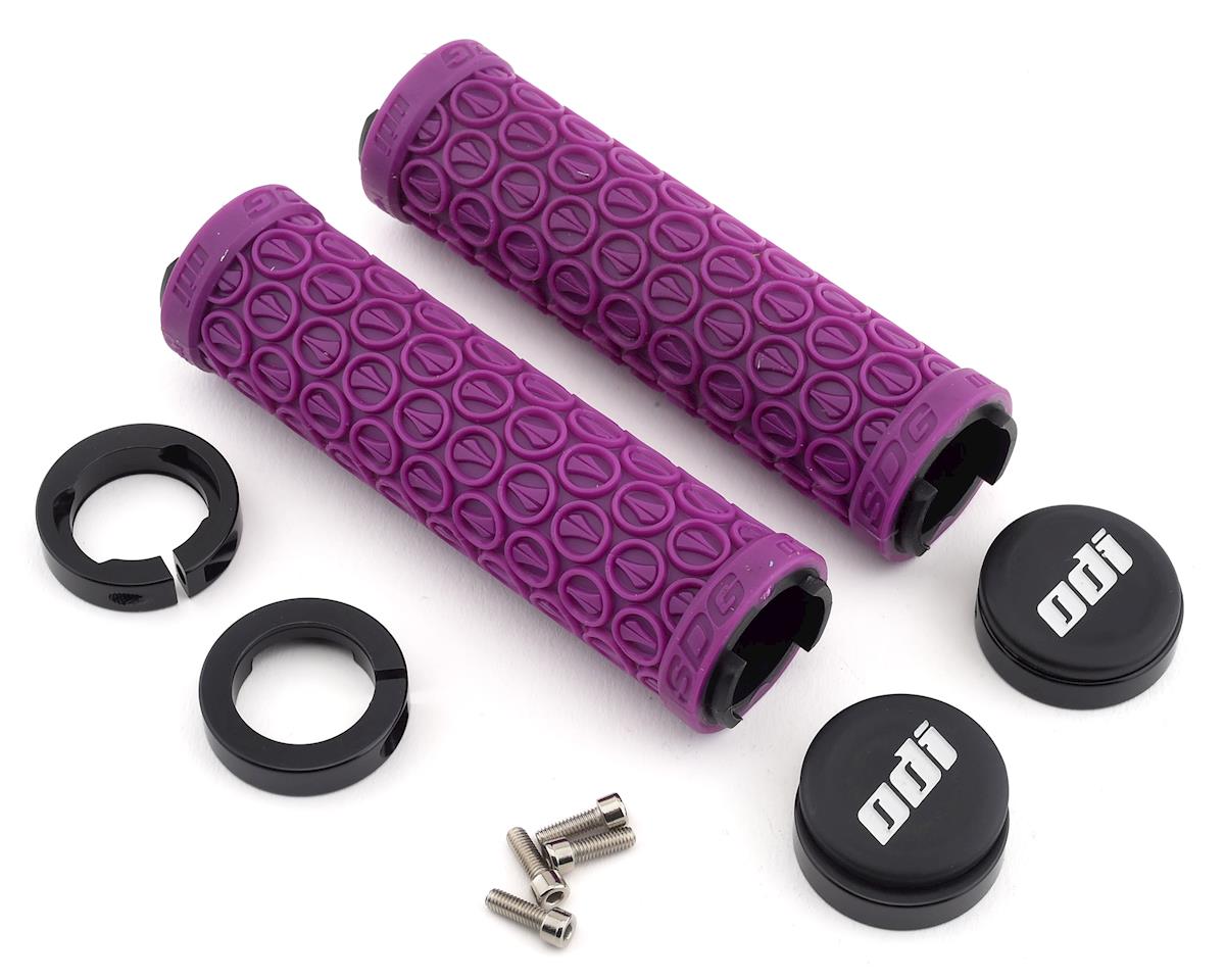 ODI SDG Lock-On Grips (Purple) (130mm) - D30SDPR-B