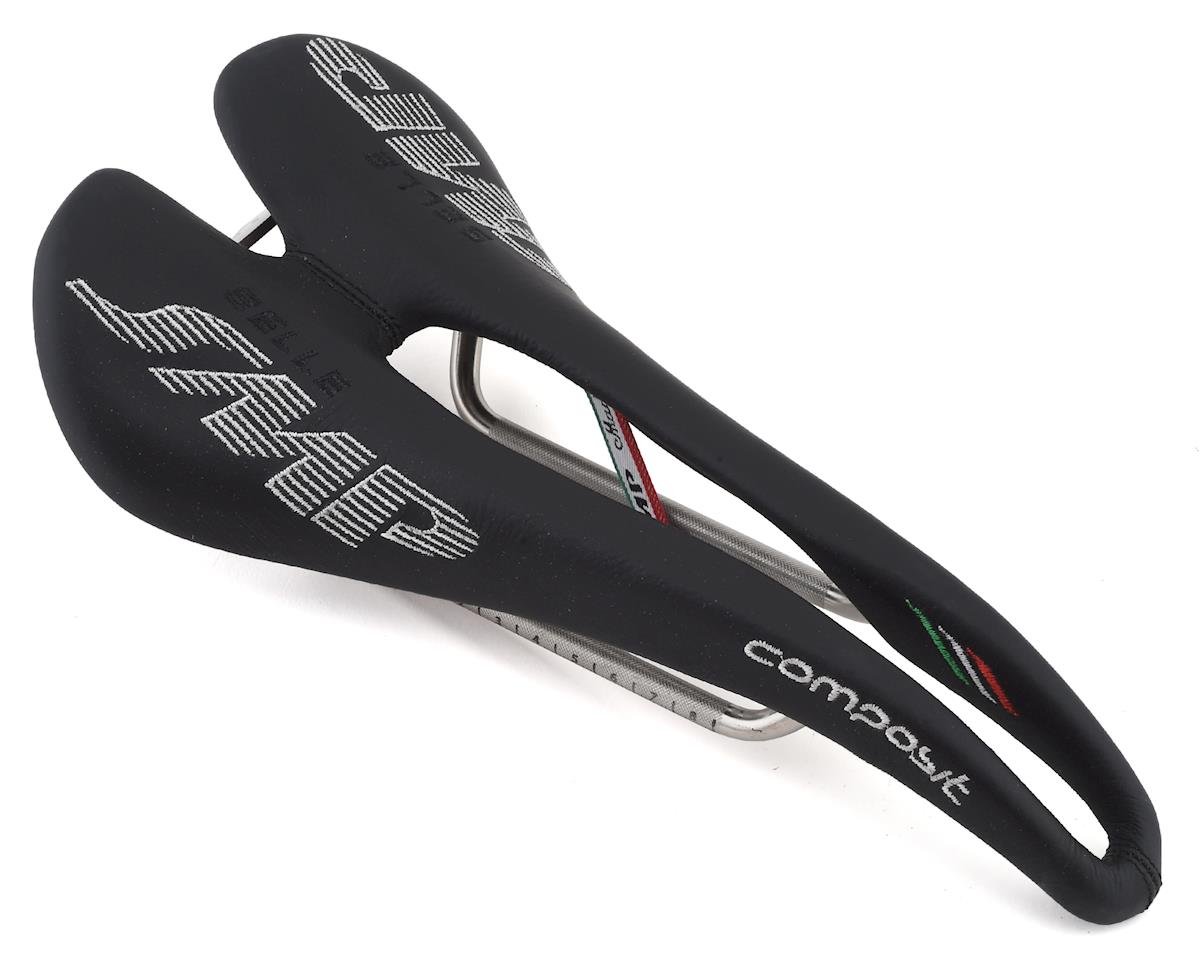 Selle SMP Composit Saddle (Black) (AISI 304 Rails) (129mm)