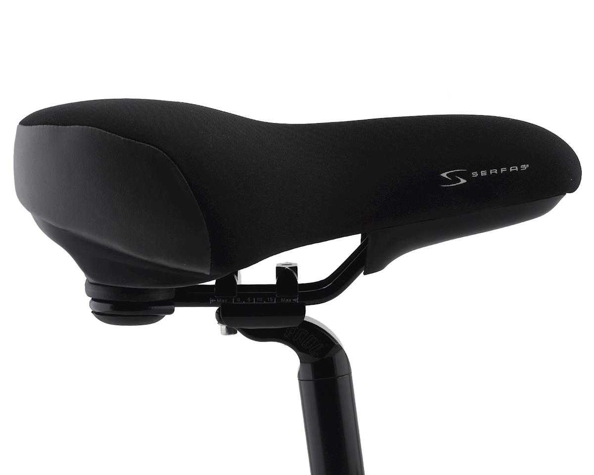 Serfas Tailbones Hybrid Saddle w/ Elastomers (Black) (Steel Rails ...