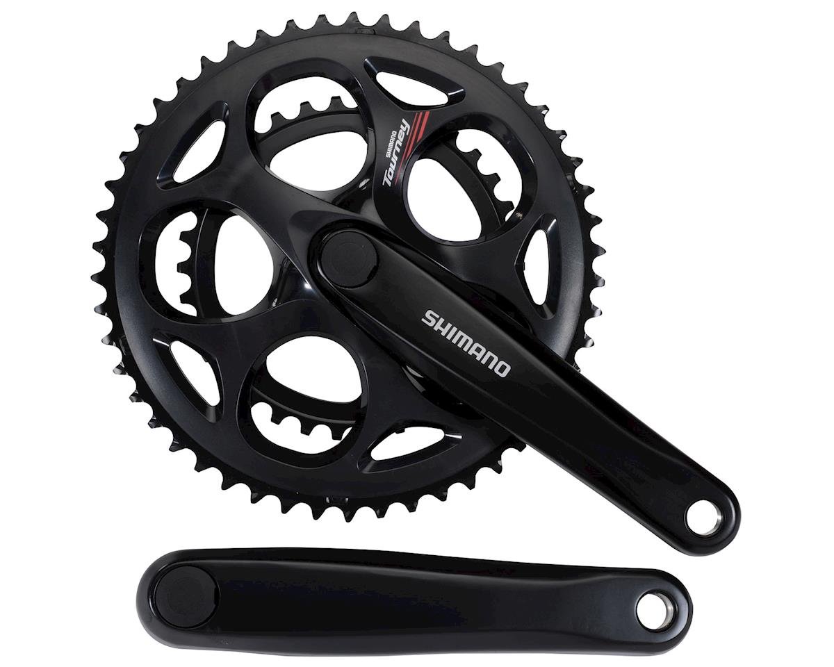 Shimano Tourney FC-A070 Crankset (Black) (2 x 7/8 Speed) (Square Taper) (170mm) (50/34T) (Riveted)