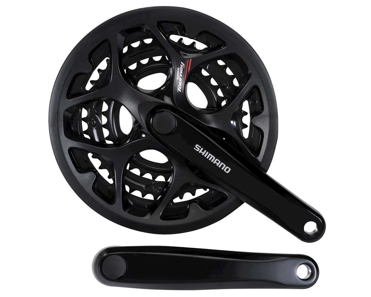 Shimano Tourney FC-A073 Crankset (Black) (3 x 7/8 Speed) (Square Taper) (170mm) (50/39/30T) (Riveted