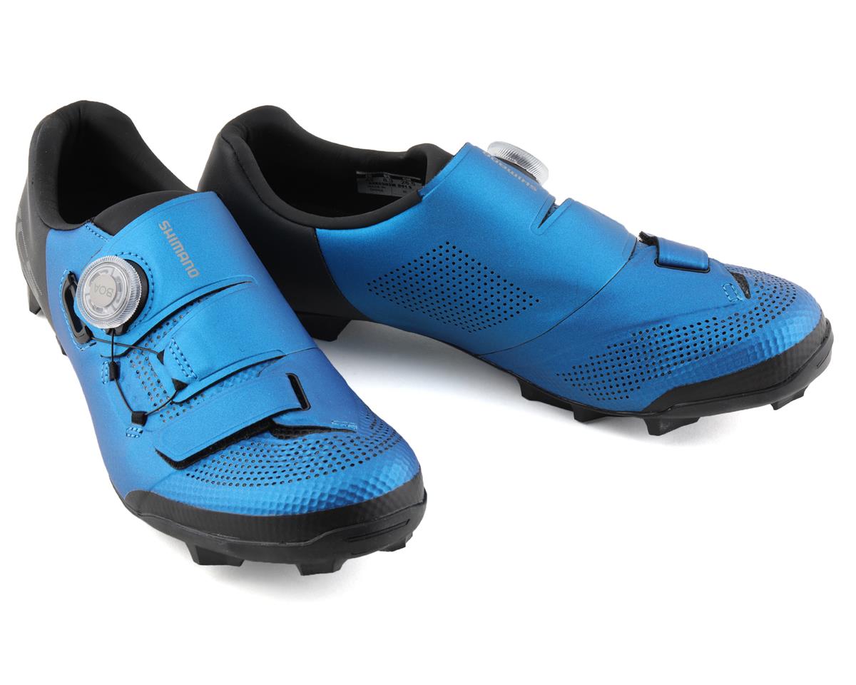 Shimano XC5 Mountain Bike Shoes (Blue) (Standard Width) (41 ...