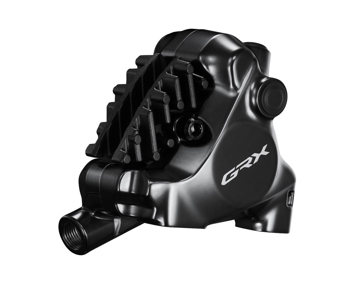 Shimano GRX BR-RX820 Disc Brake Caliper (Black) (Hydraulic) (Front) (Flat Mount) - IBRRX820F6RF