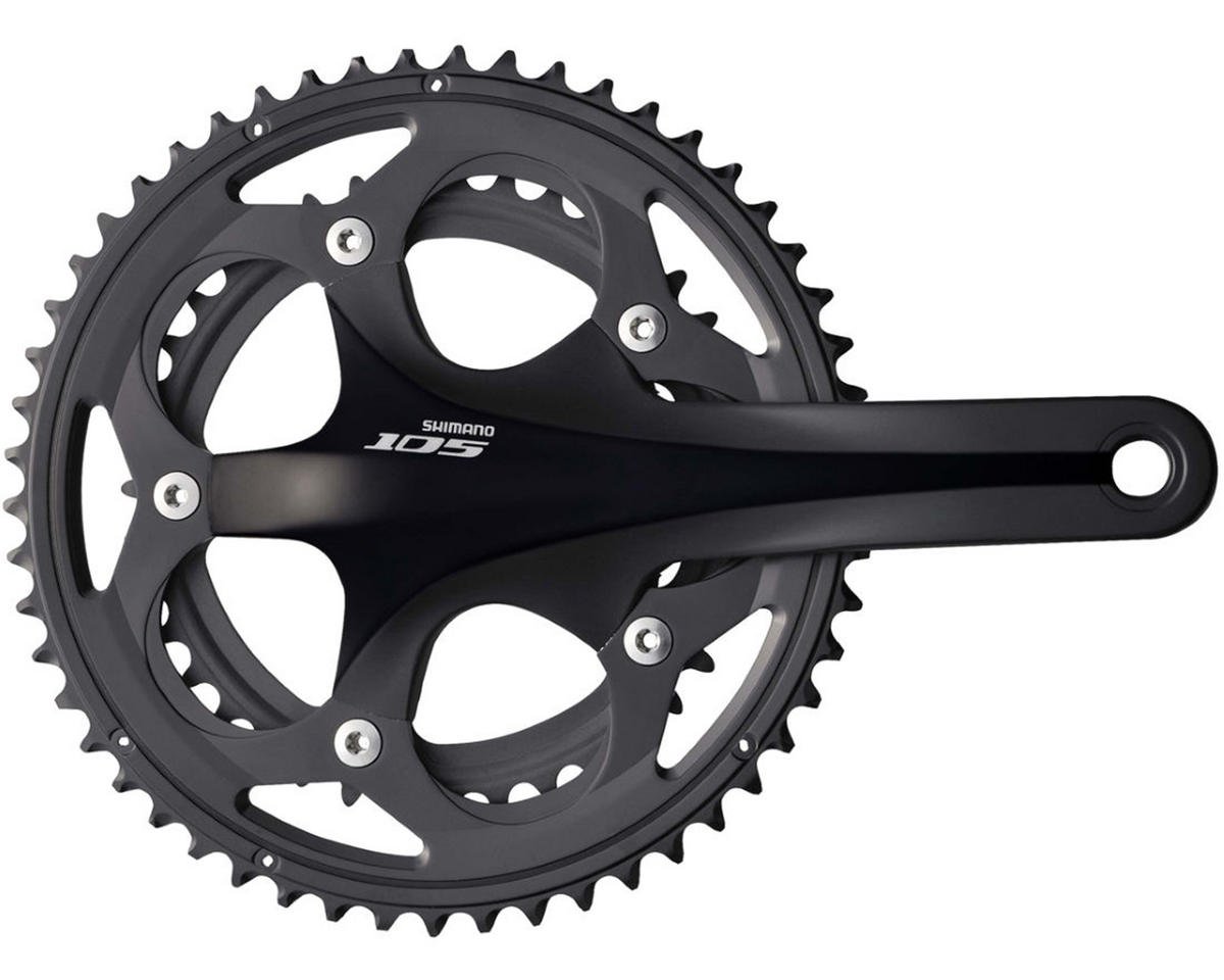 Leeuw brug seks Shimano 105 5750 Double 50/34 Crankset (Black) (170mm) - Performance Bicycle