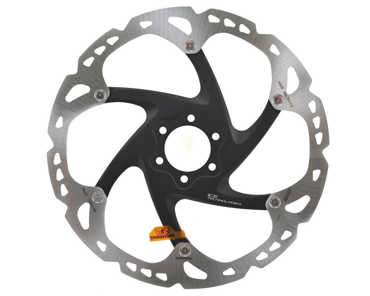 Weggooien profiel Elastisch Shimano XT RT86 Icetech Disc Brake Rotor (6-Bolt) (203mm) - Performance  Bicycle