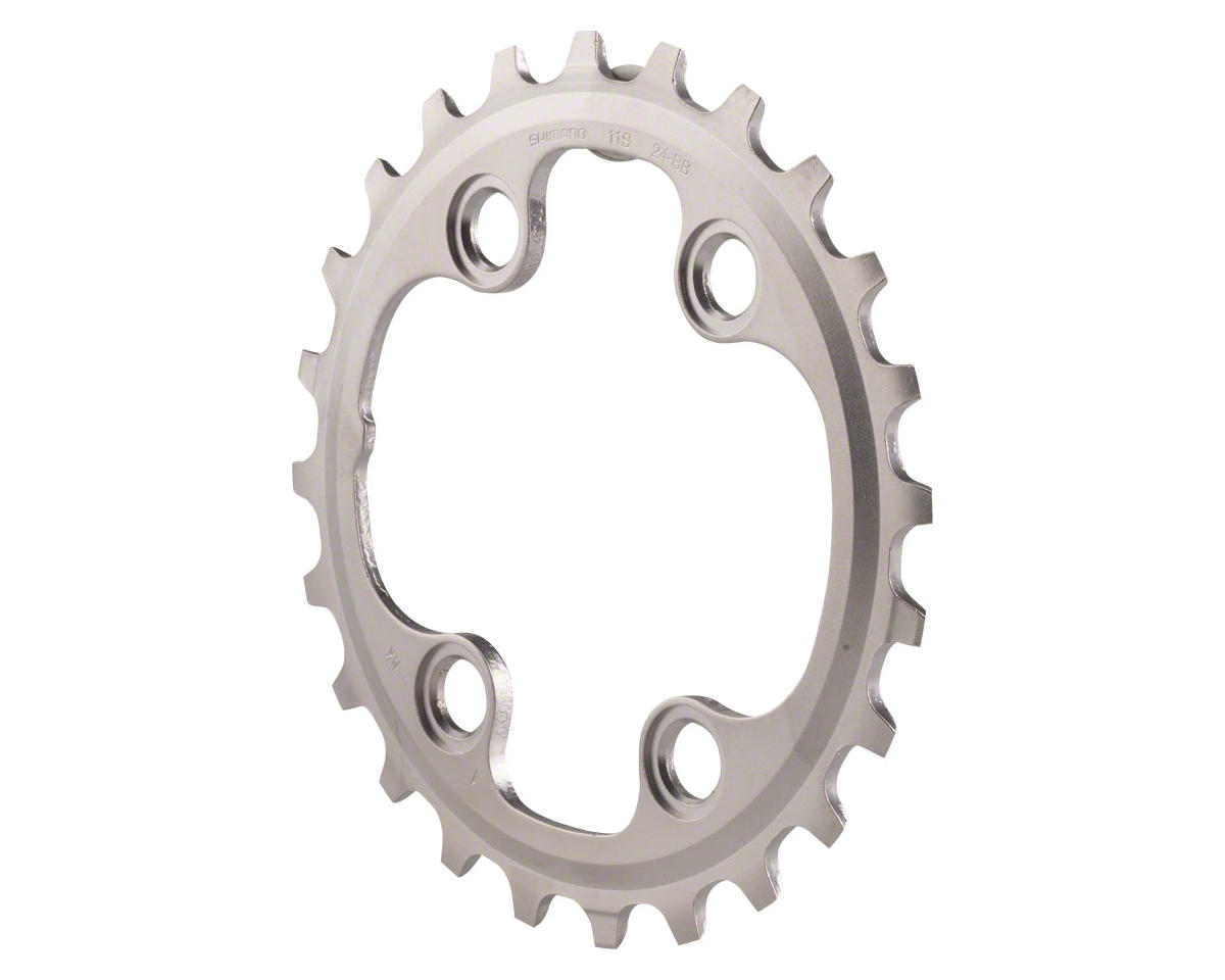 Shimano XT M8000 Chainrings (Black/Silver) (2 x 11 (Inner) (24T) - Bicycle