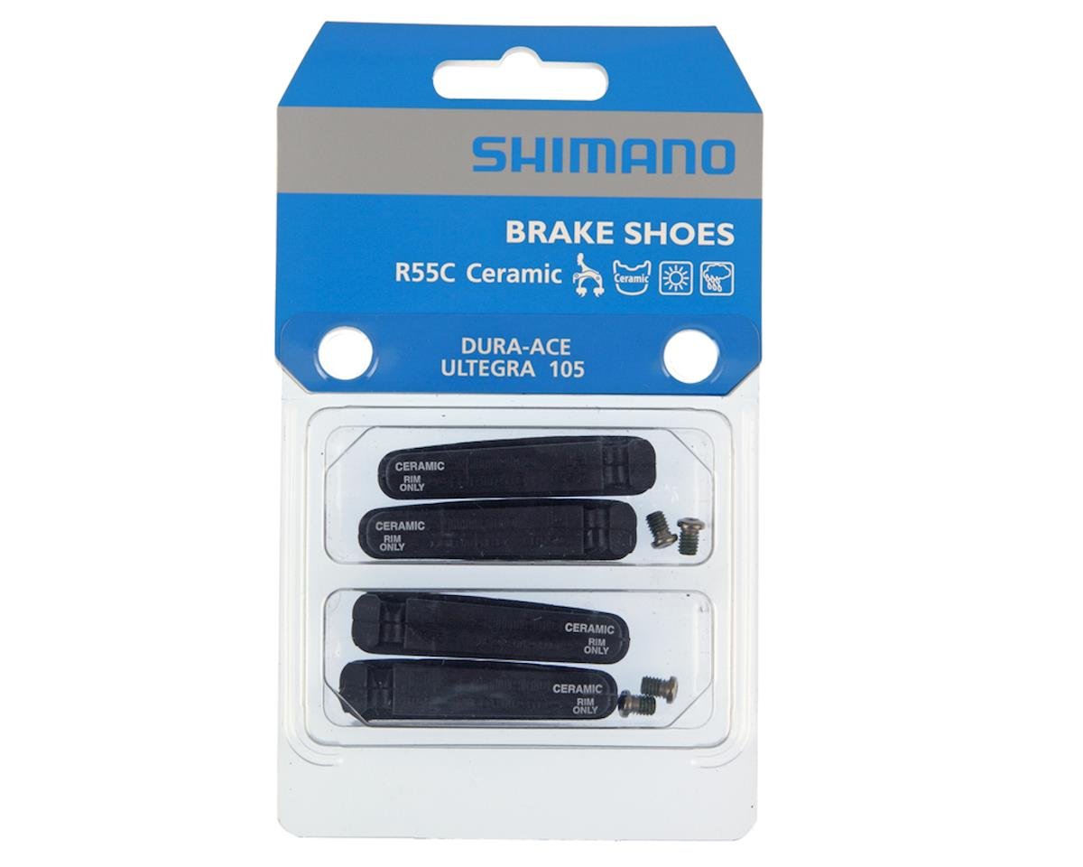 Shimano Dura Ace/Ultegra R55C Road Brake Pad Inserts (Black) (2 Pack) (Shimano/SRAM) - Y8FA98152
