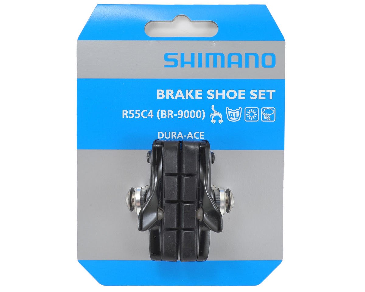 Shimano Br 9000 Dura Ace R55c4 Cartridge Type Brake Shoes Black 1 Pair Performance Bicycle 1584