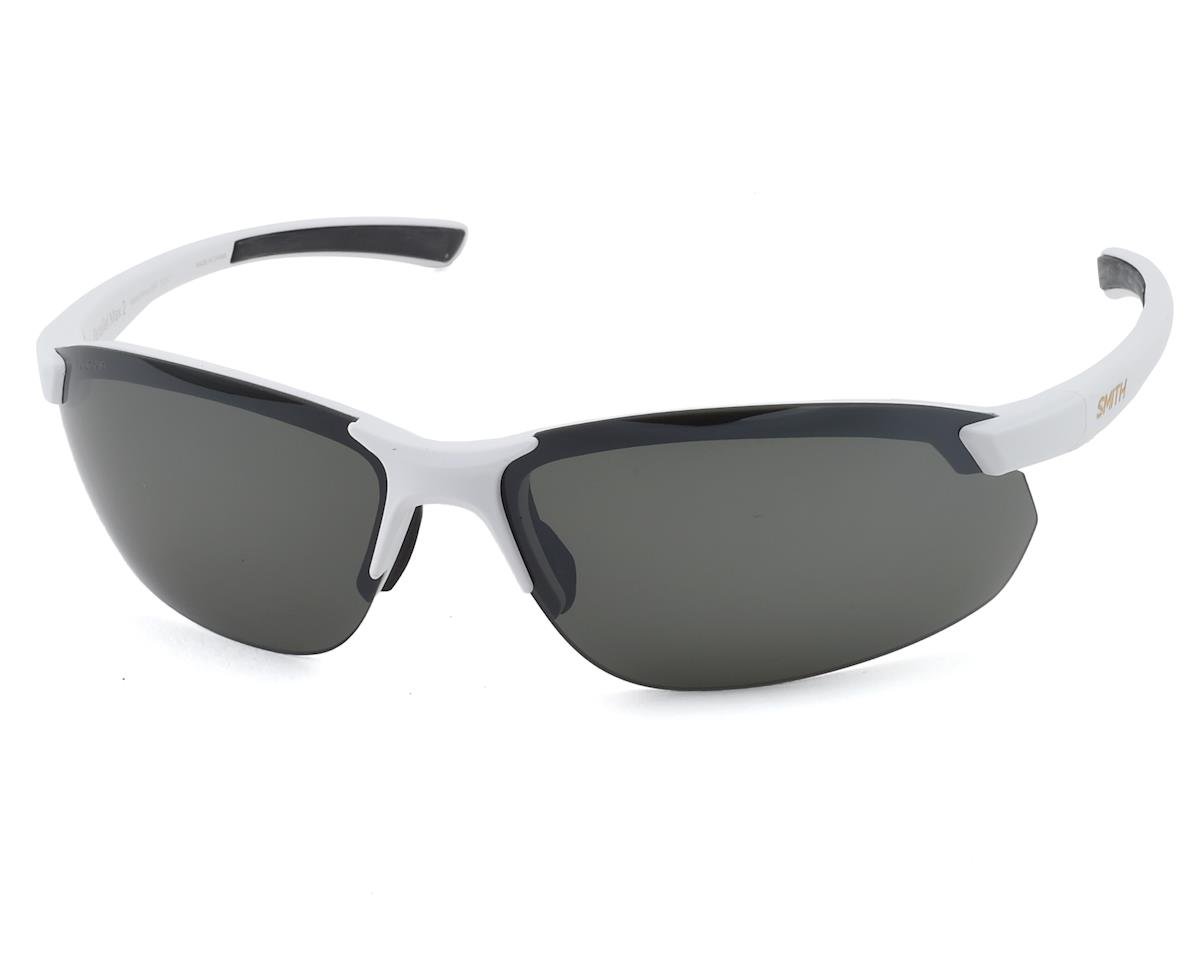 Smith Parallel Max 2 Sunglasses (Matte White) (Polarized Platinum Mirror Lens) - 2019076HT71XN