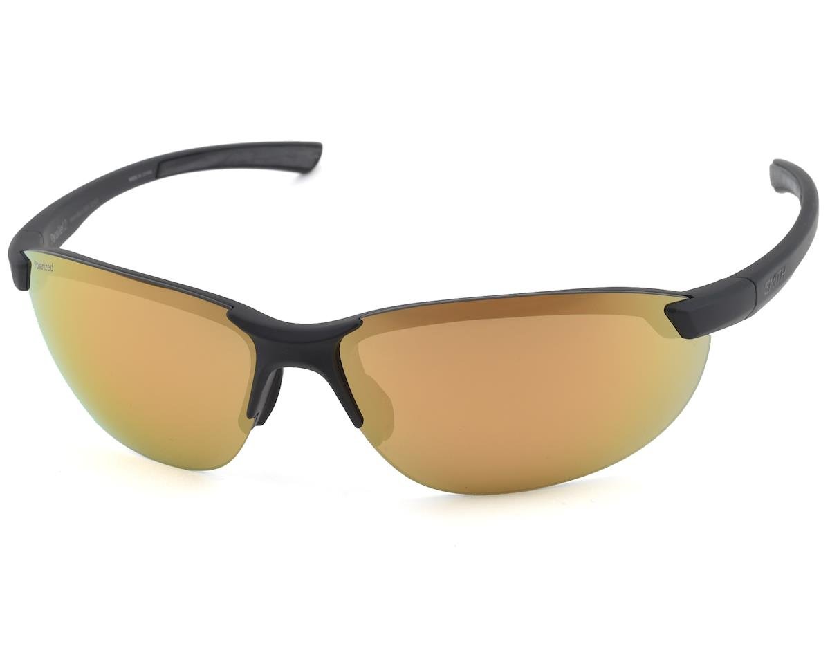 Smith Parallel 2 Sunglasses (Matte Black) (Polarized Gold Mirror Lens) - 20190800371A2