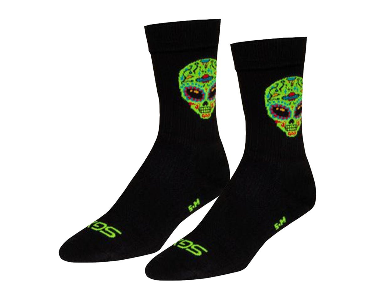 Sockguy 7" Socks (Alien Sugar Skull) (L/XL)