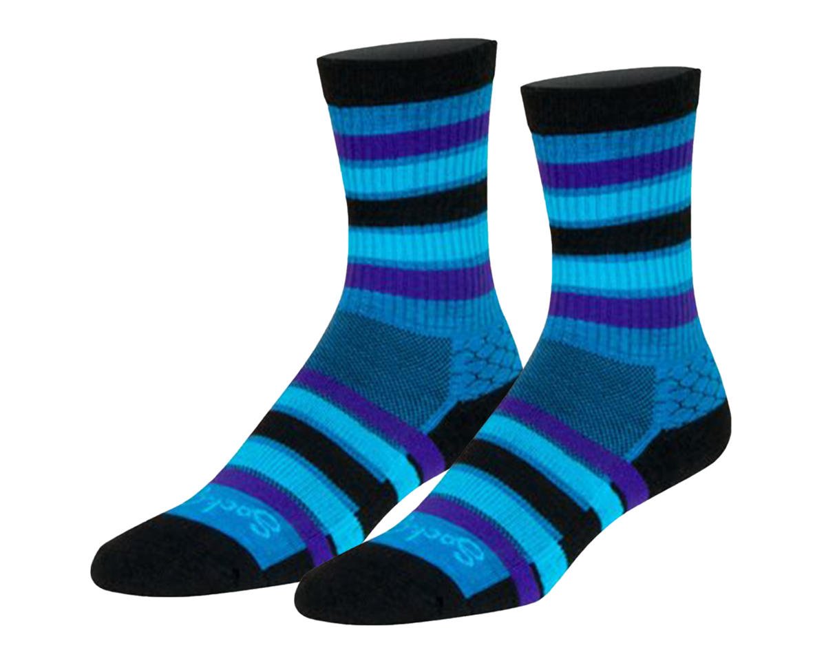 Sockguy 6" Padded Wool Socks (Neptune) (L/XL)