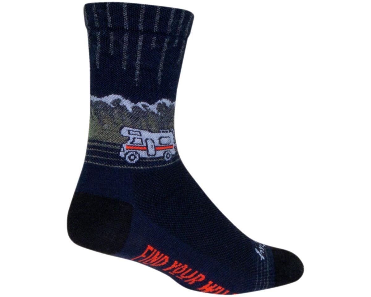 Sockguy Wild Wool Socks (Blue) (L/XL)