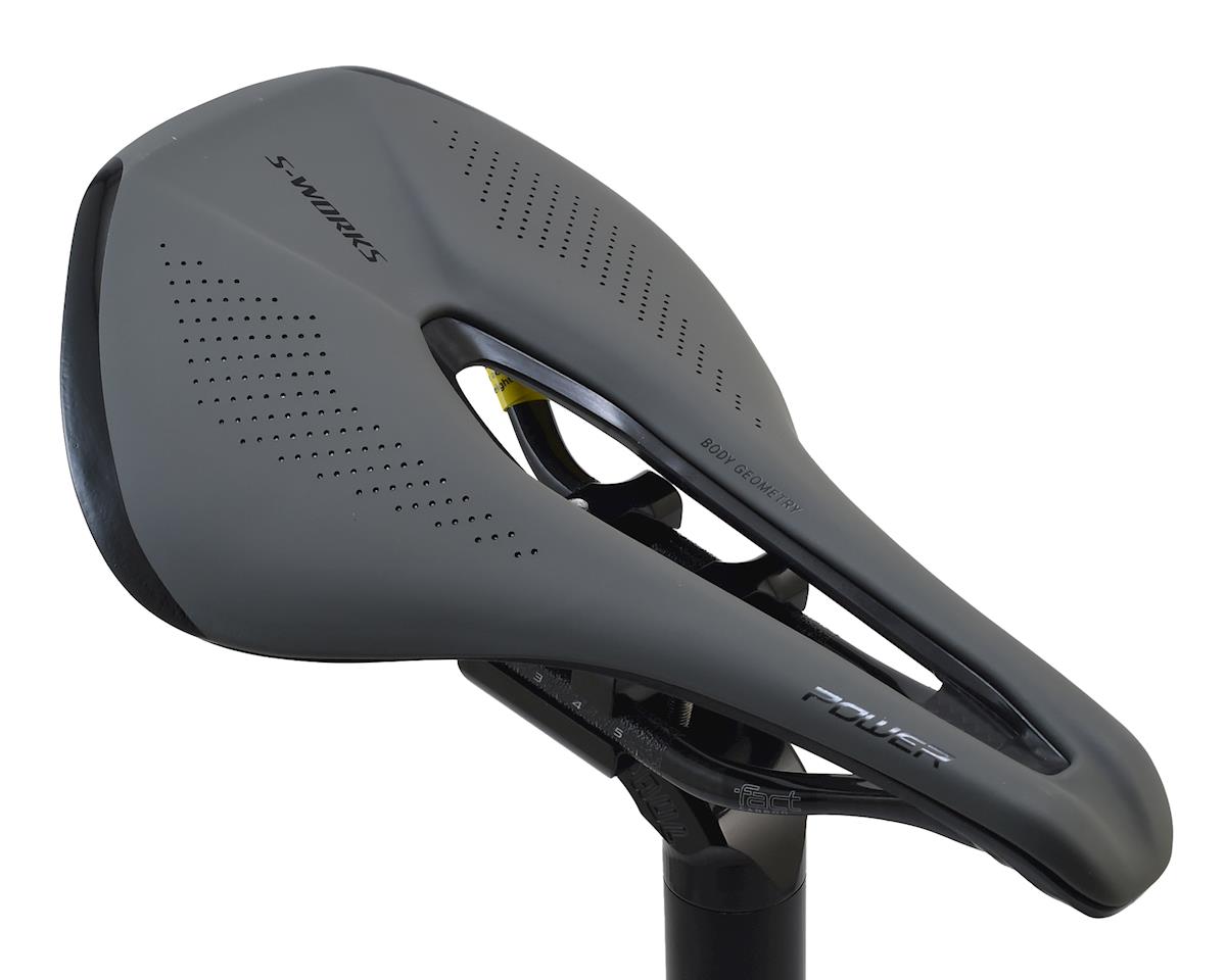 Specialized S-Works Power Saddle (Charcoal) (Carbon Rails) (143mm) -  Performance Bicycle