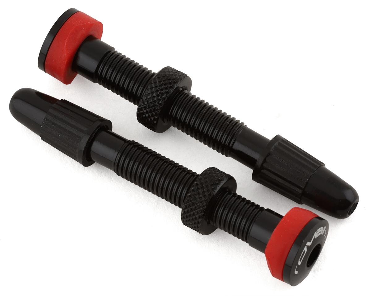 Specialized Roval Tubeless Valves (Black/Red) (Pair) - Performance