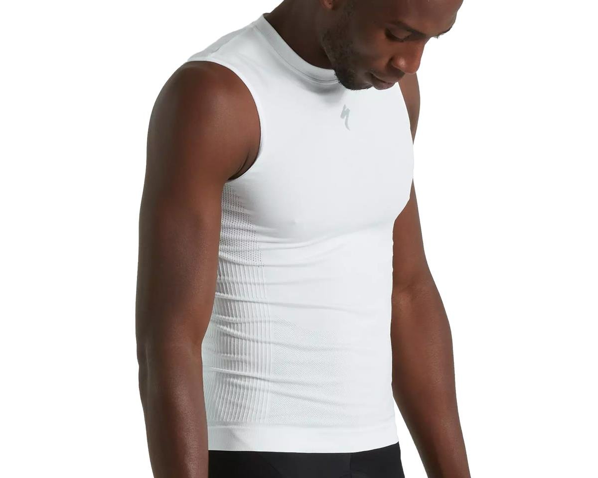 Specialized Men's Seamless Light Sleeveless Baselayer (White) (S/M) -  Performance Bicycle