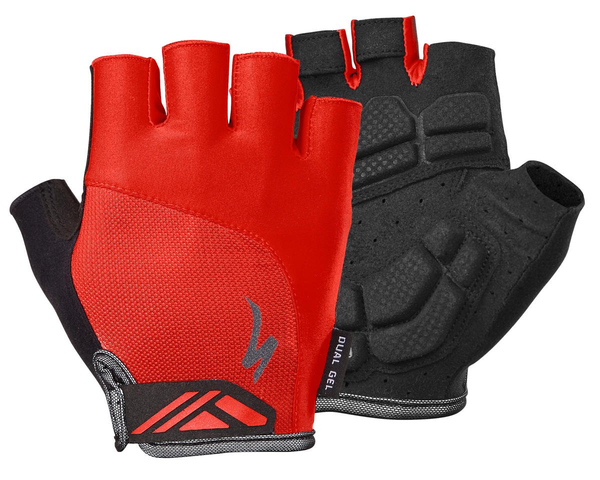 Specialized Men's Body Geometry Dual-Gel Gloves (Red) (S) - Performance ...