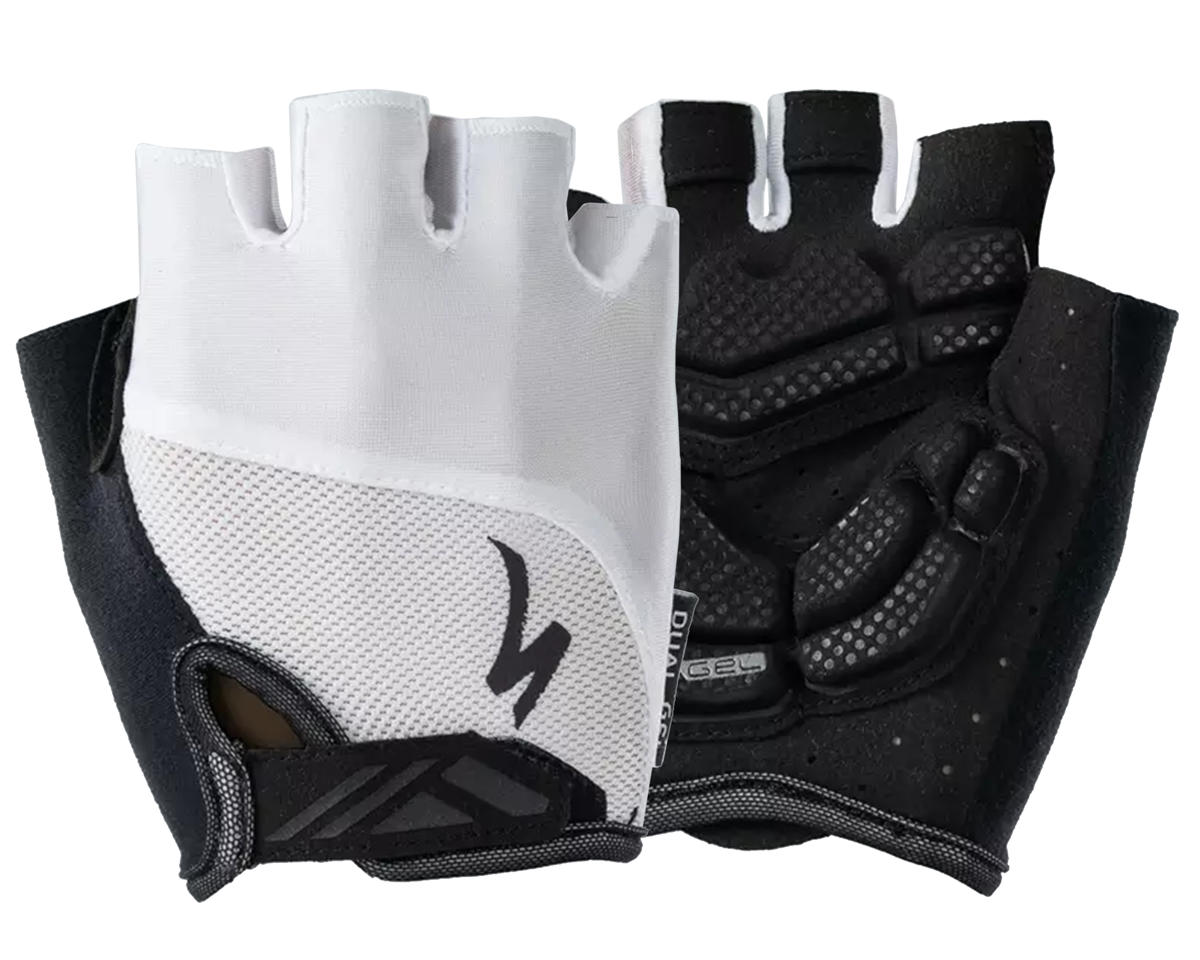 Specialized Women's Body Geometry Dual-Gel Gloves (White) (L) - 67019-1144