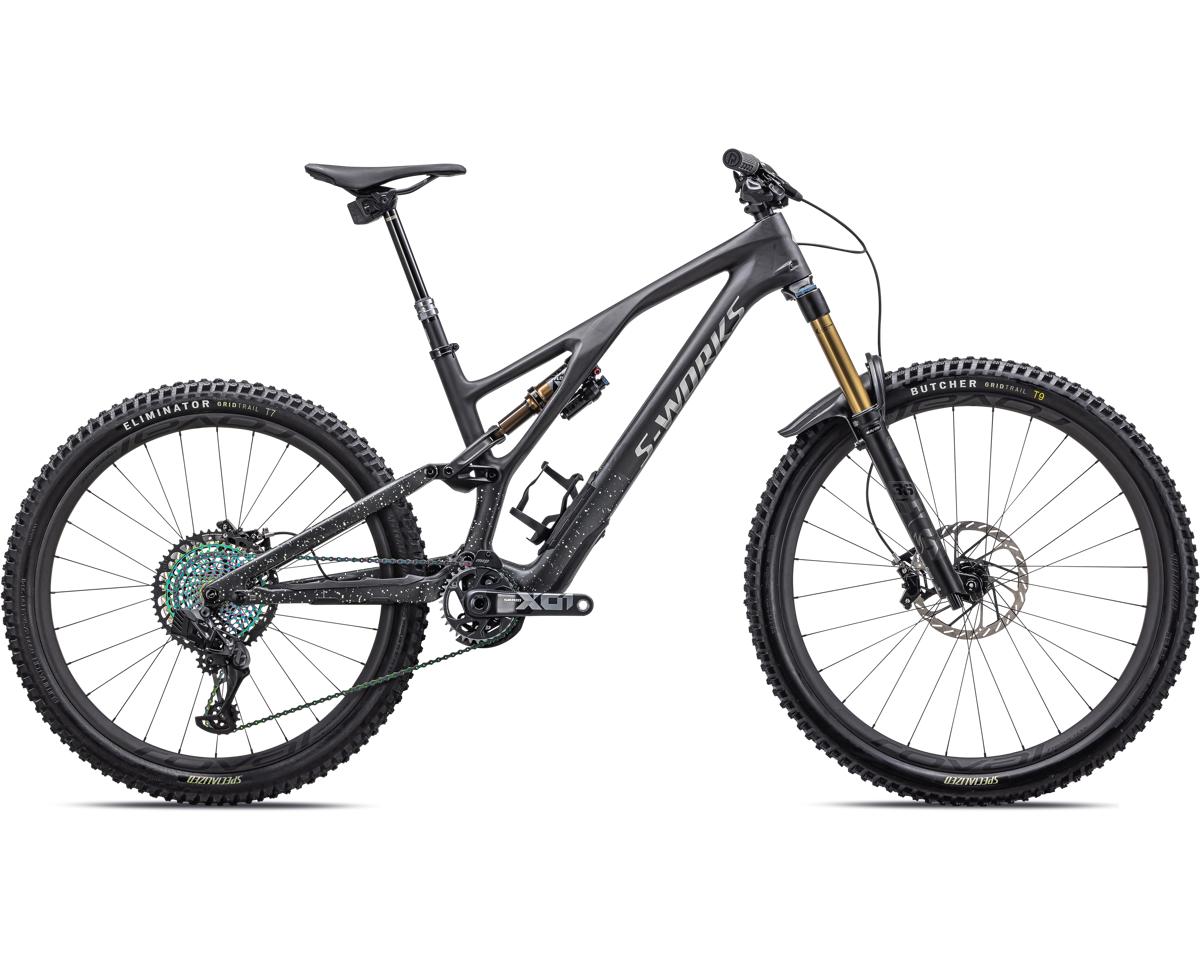 Specialized Stumpjumper S-Works EVO Mountain Bike (S4) (Satin Carbon/Black/Limestone... - 96322-0204