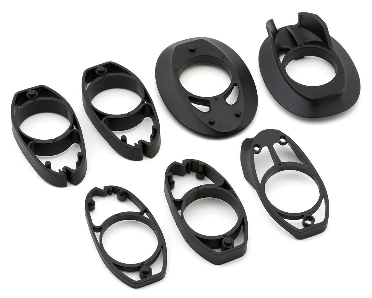 Specialized Tarmac SL8 Headset Cover, Spacer & Transition Kit (Black) (For Roval Rapide Cockpit)