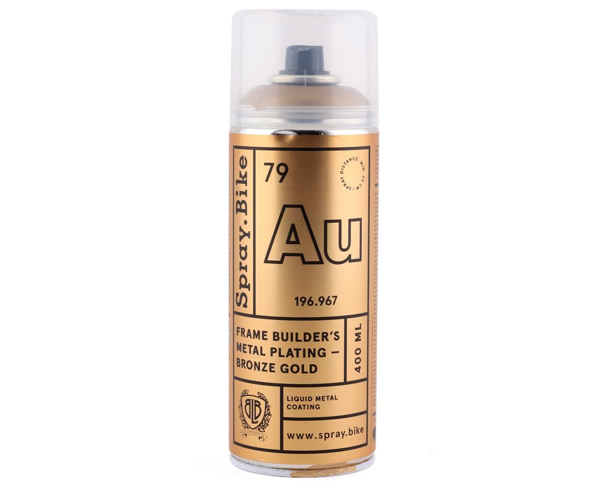 Spray.Bike Prep & Finish Metal Plate Paint (Bronze Gold) (400ml) - 48461