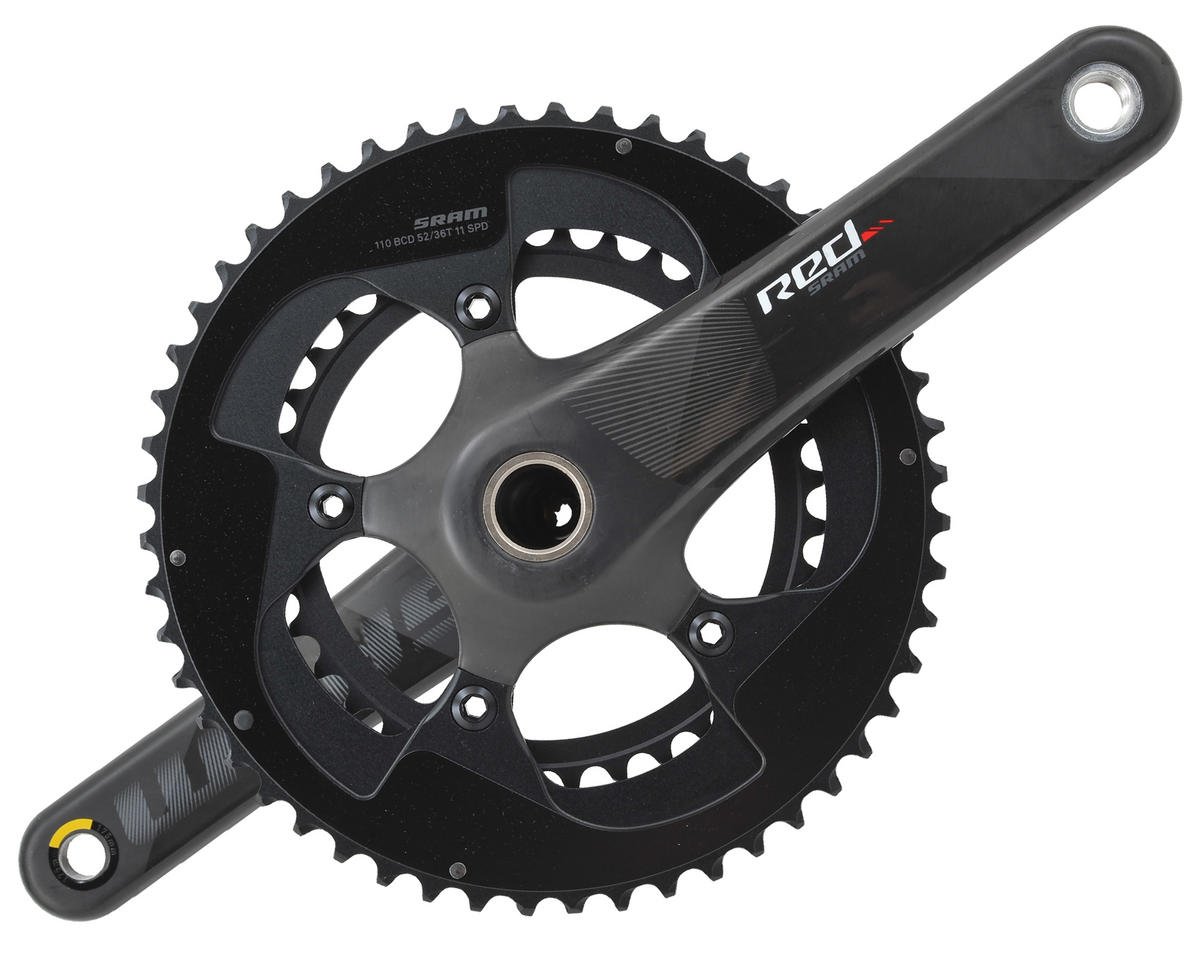 Aflede falme Andragende SRAM Red Crankset (Black) (2 x 11 Speed) (GXP Spindle) (C2) (175mm)  (52/36T) - Performance Bicycle