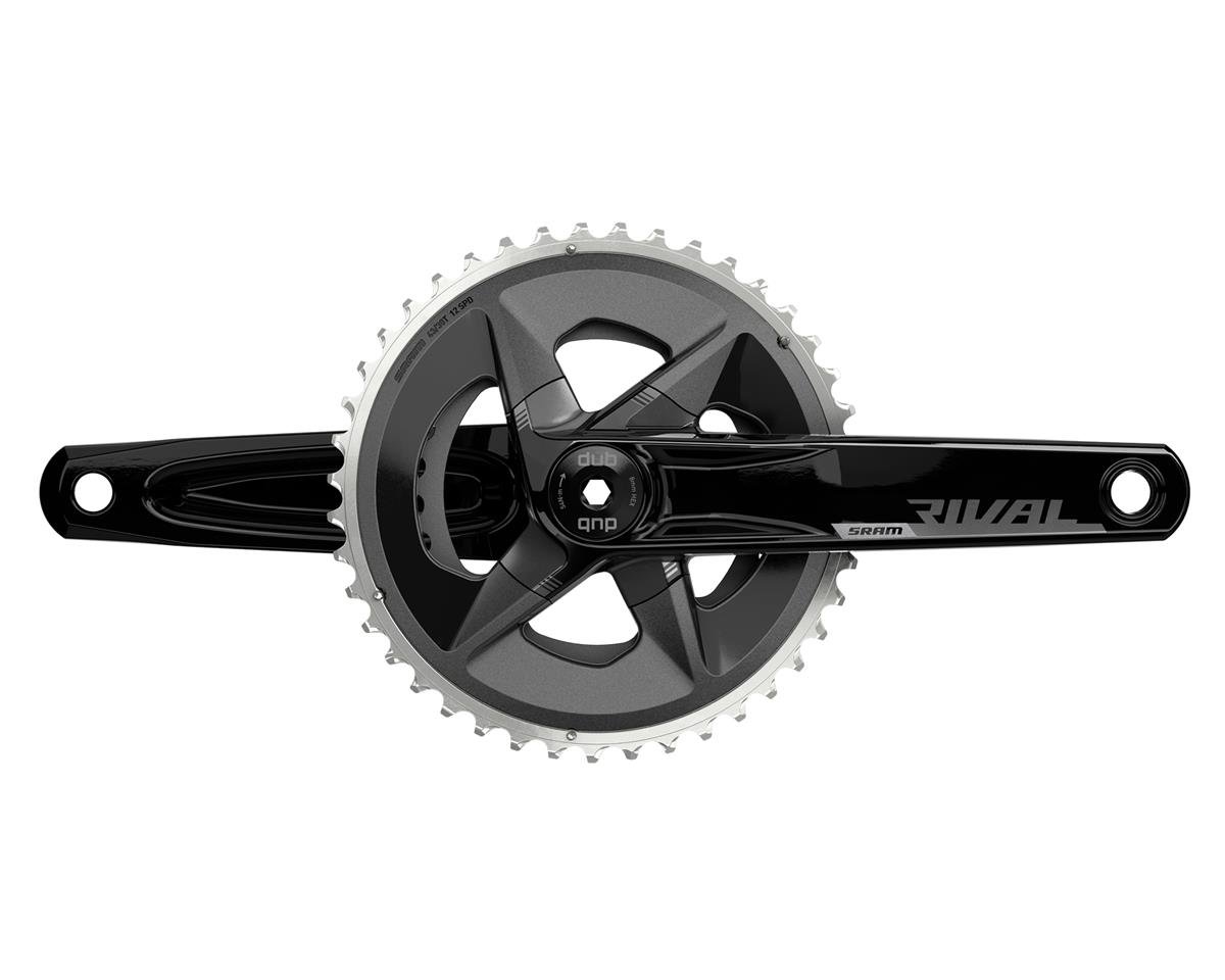 SRAM Rival AXS Wide Crankset (Black) (2 x 12 Speed) (DUB Spindle) (D1)  (170mm) (43/30T)