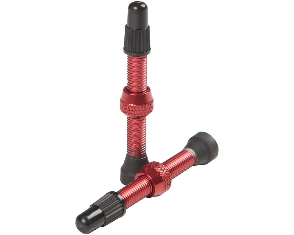 Stan's Alloy Tubeless Valves (Red) (Pair) (44mm)