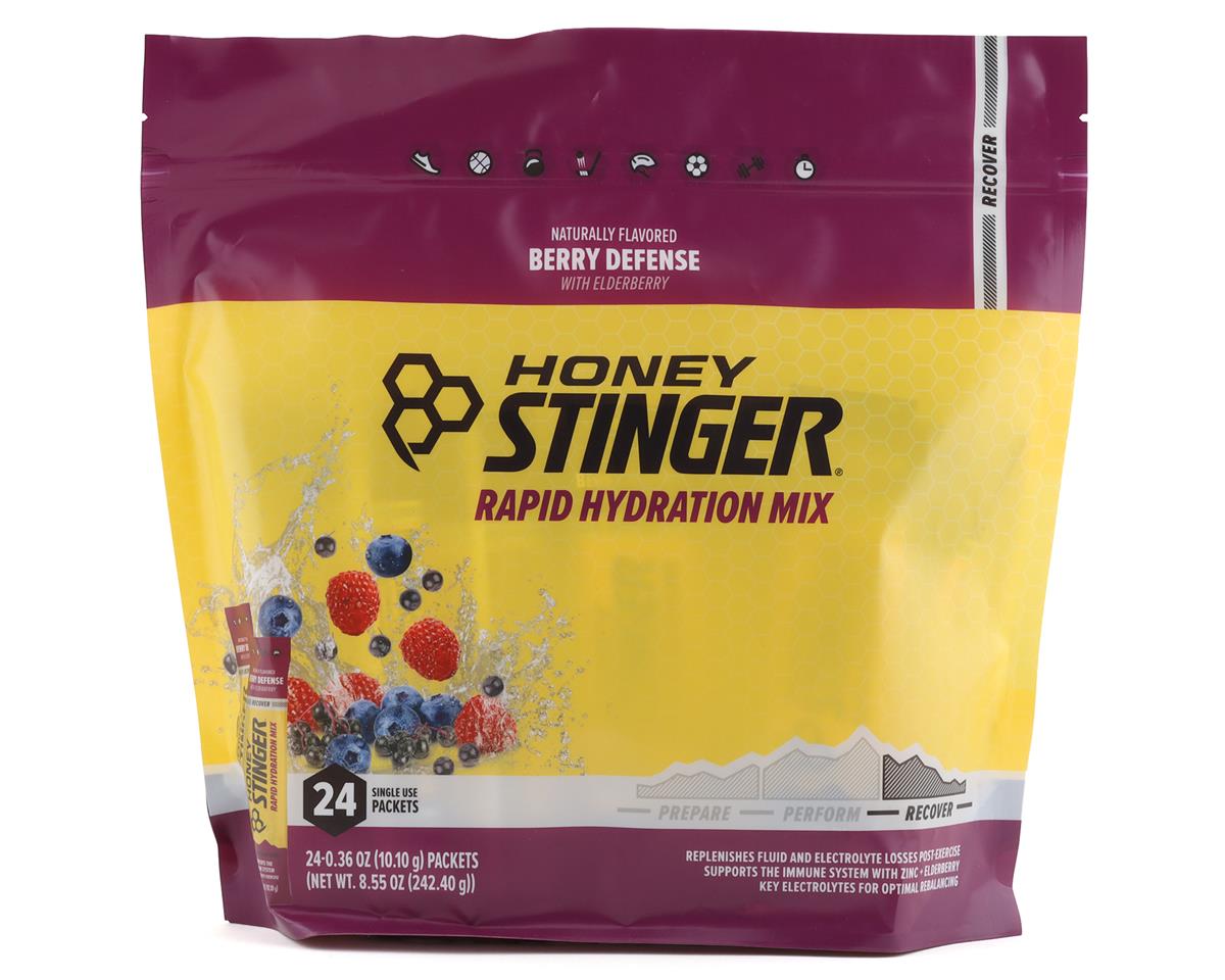 Honey Stinger Rapid Hydration Drink Mix (Berry Defense) (Recover) (24 | 0.38oz Packets) - 11005