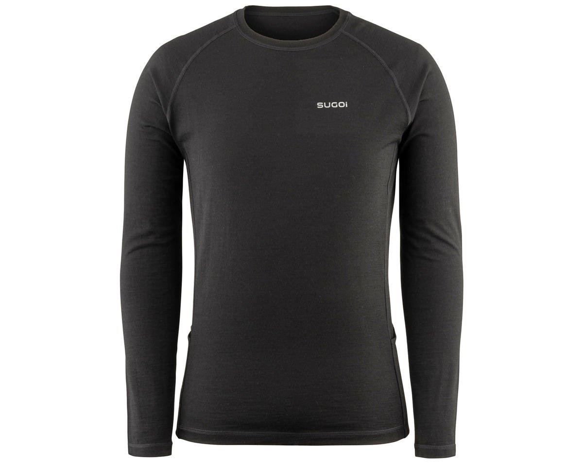 Sugoi Merino 60 Long Sleeve Jersey (Black) (XL)