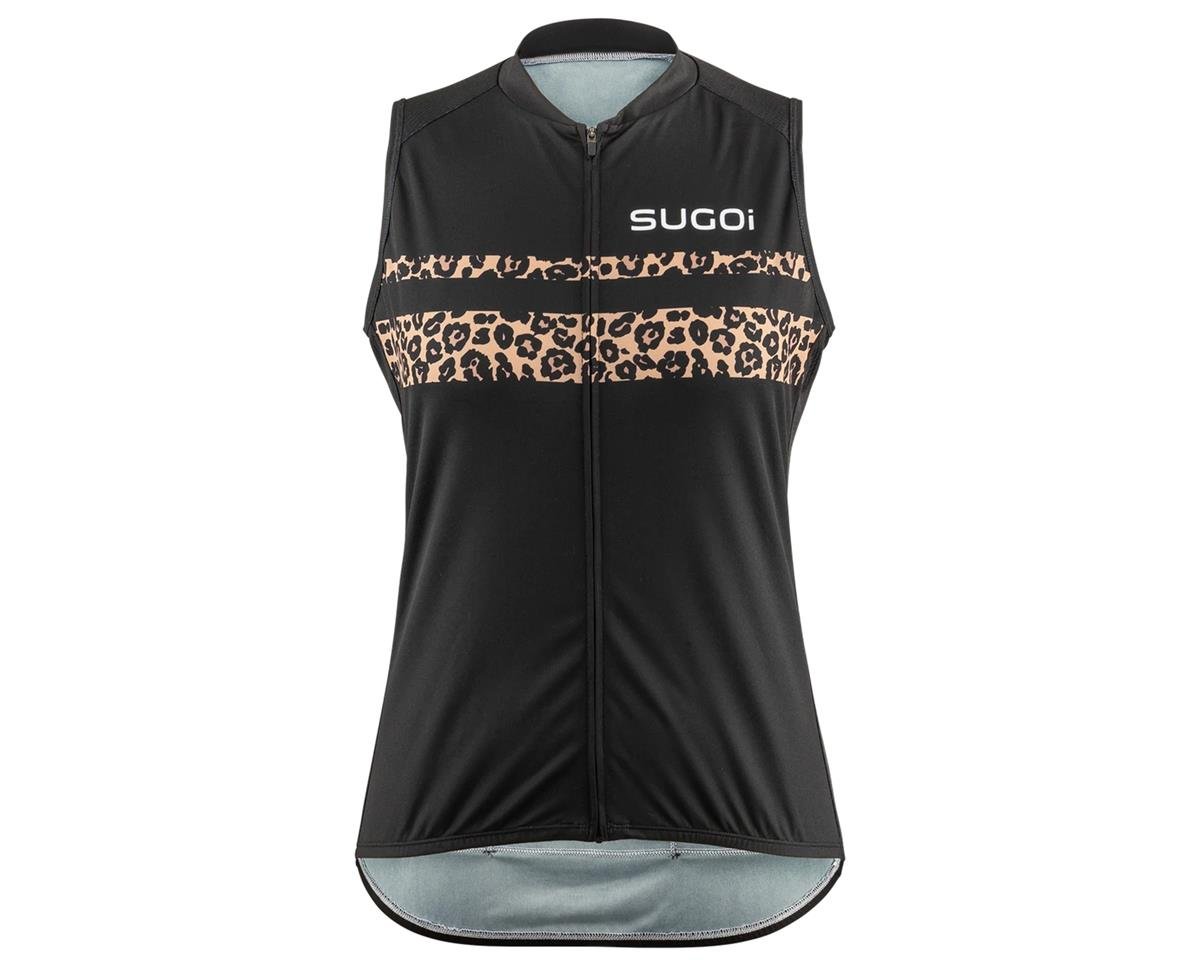 Sugoi Women's Evolution Zap Sleeveless Jersey (Black Leopard) (2XL) - U566010F-9YF-2XL