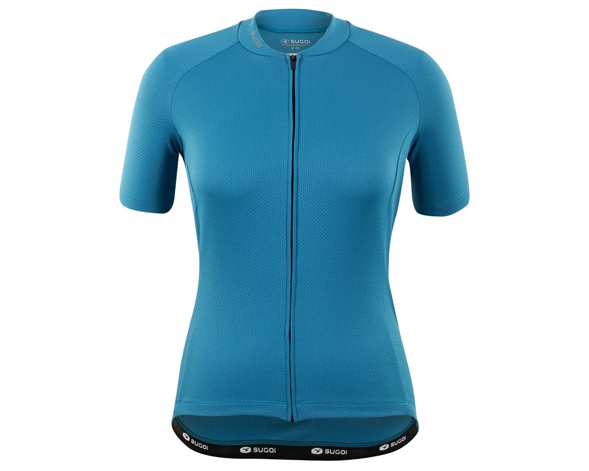 Sugoi Women's Essence Short Sleeve Jersey (Azure) - Performance Bicycle