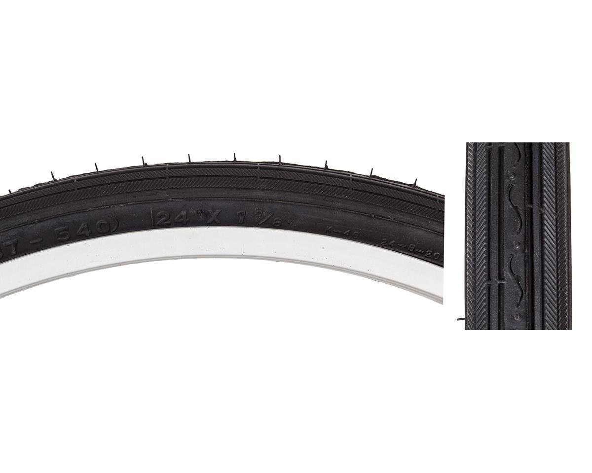 Sunlite Recreational Road Tire (Black) (24") (1-3/8") (540 ISO) (Wire)