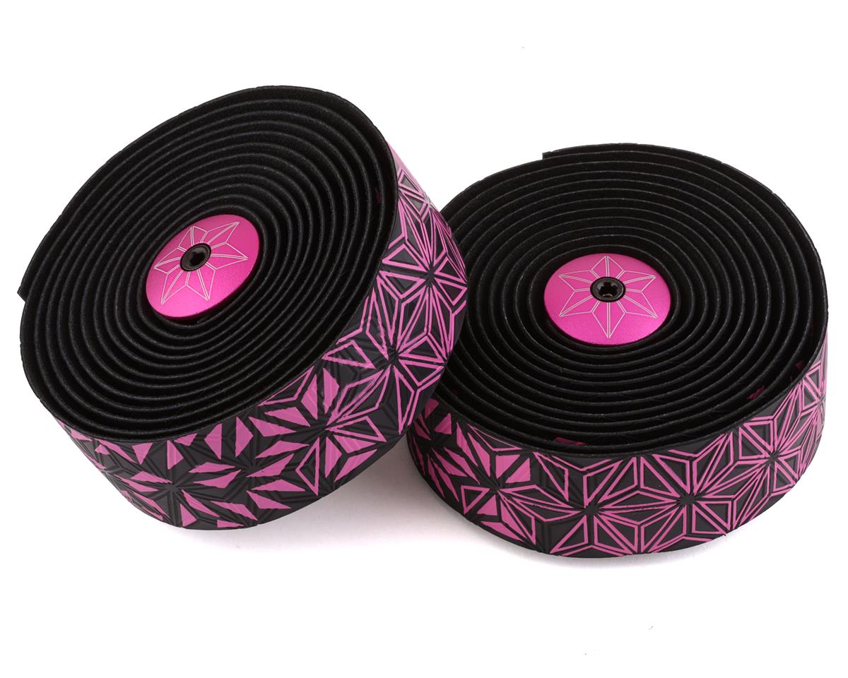 Supacaz Super Sticky Kush Handlebar Tape (Neon Pink) (Star Fade)
