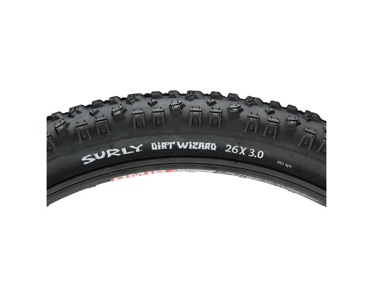 Surly Dirt Wizard Tubeless Mountain Tire (Black) (26") (3.0") (Folding)
