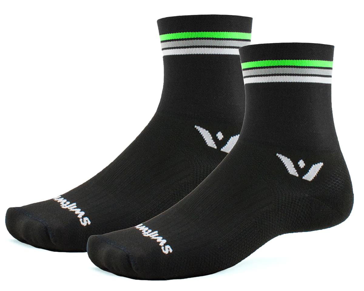 Swiftwick Aspire Four Socks (Black Stripe) (XL) - 4CHJ0ZZ-X