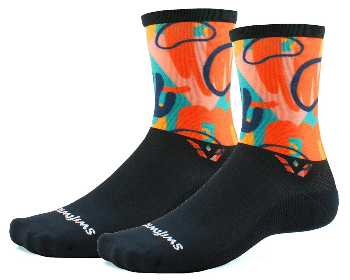 Swiftwick Vision Six Impression Socks (Doodle) (XL)