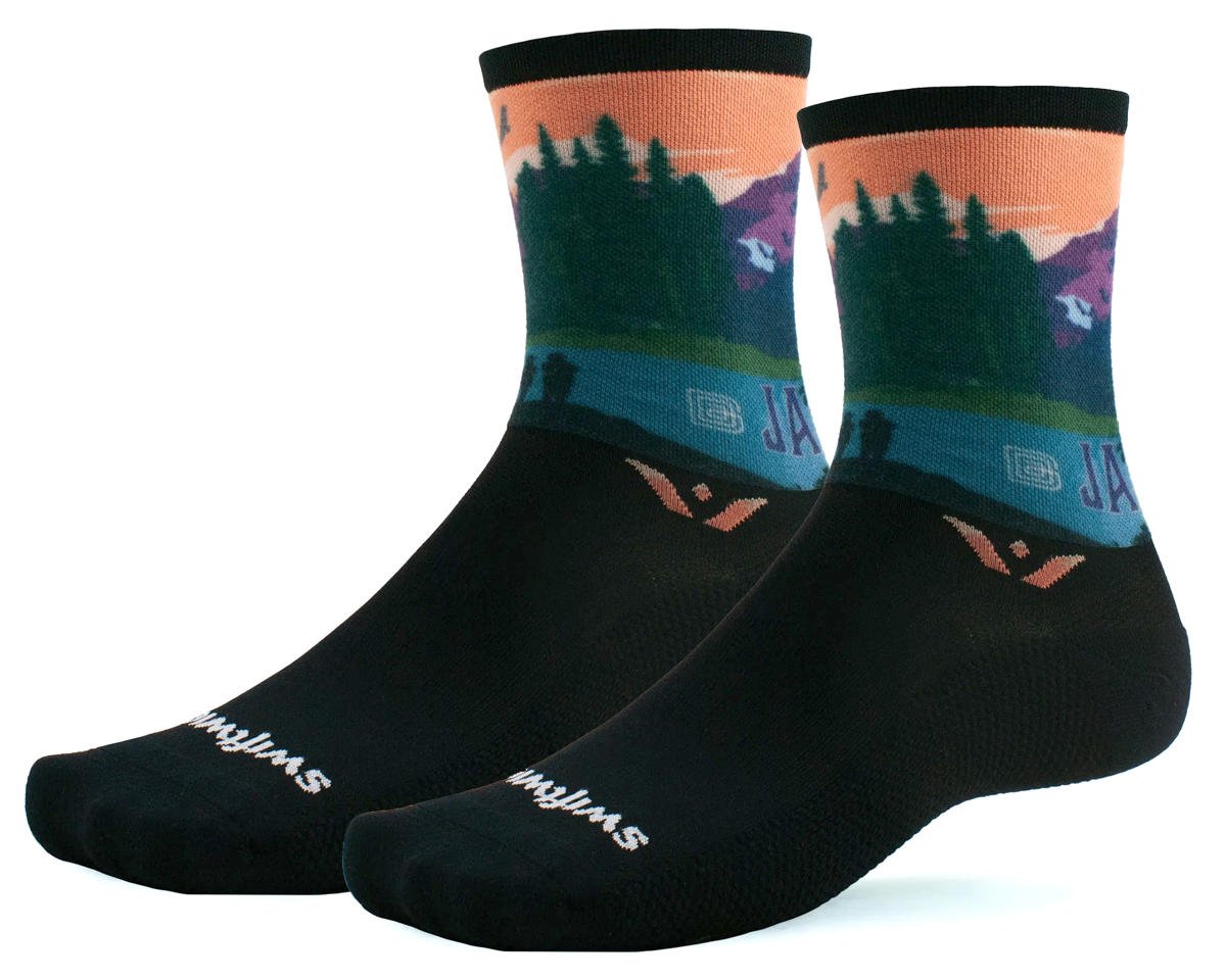 Swiftwick Vision Six Socks (Impression Jasper) (L)