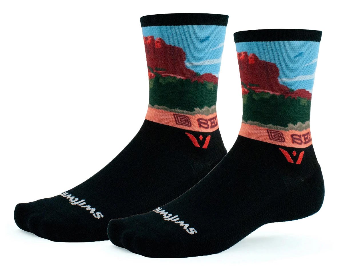 Swiftwick Vision Six Socks (Impression Sedona) (L)