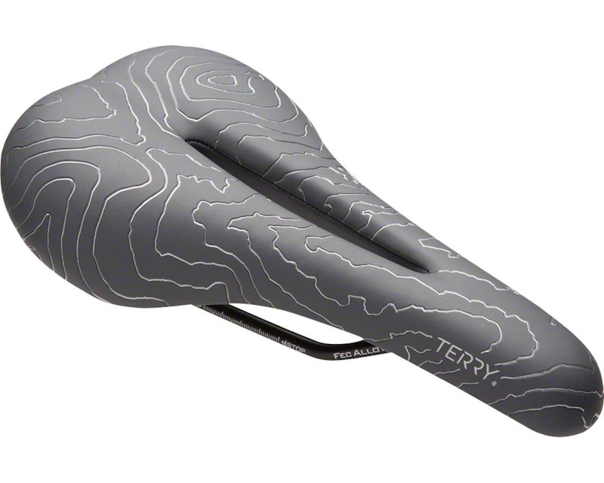 Terry Women's Topo Saddle (Kingdom Grey) (FeC Alloy Rails) (150mm)