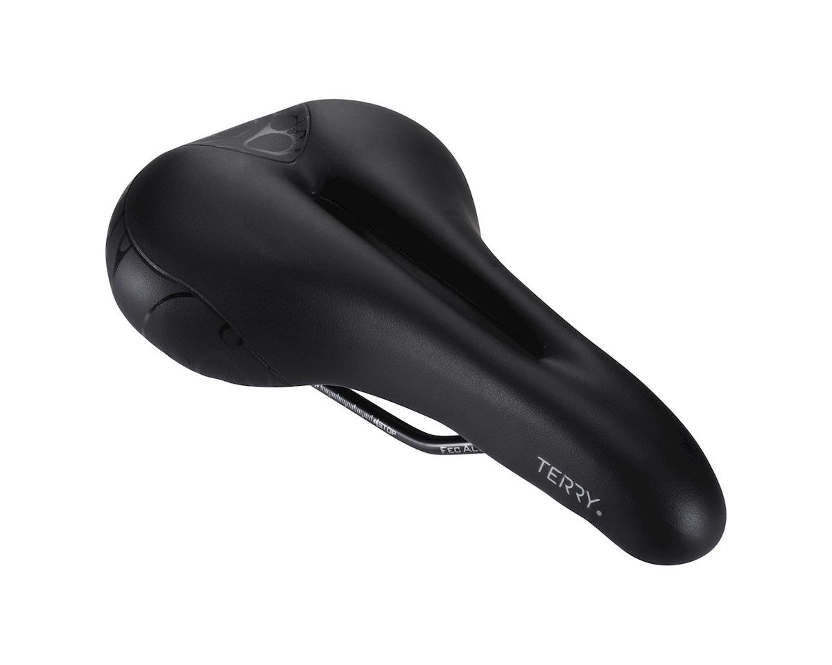 Terry Women's Butterfly Chromoly Gel Saddle (Black) (FeC Alloy Rails) (155mm)