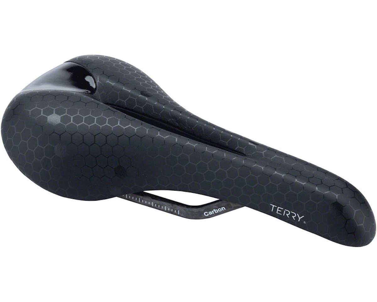 Terry Fly Carbon Men's Saddle (Black) (Carbon Rails) (140mm)