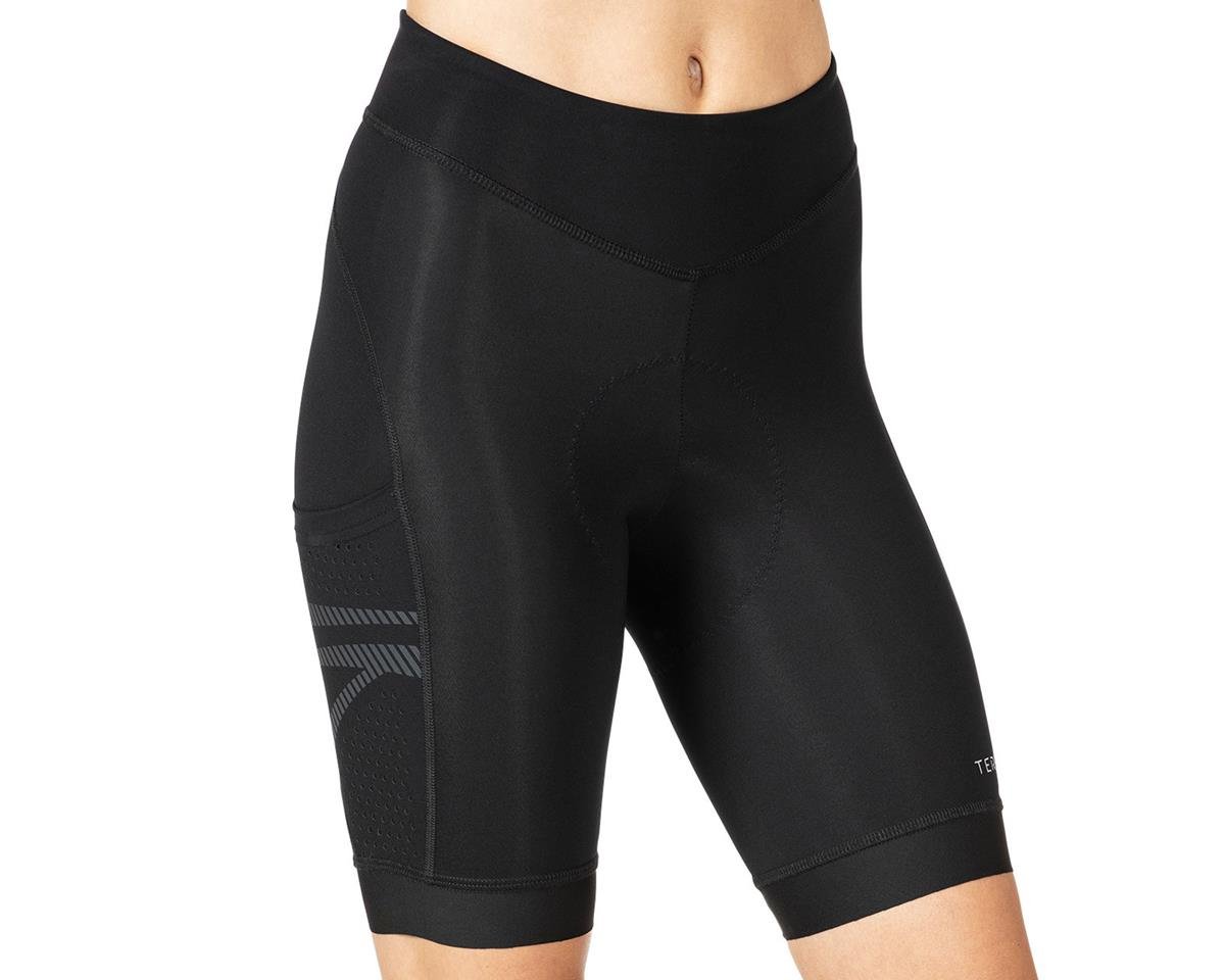 Terry Women's Power Shorts (Black) (L)